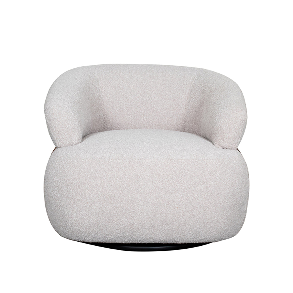 LABEL51 Fauteuil Valenza - Naturel - Boucle